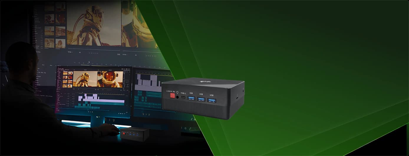 Qbits Lania R5 Bangladesh AMD Ryzen mini PC homepage banner