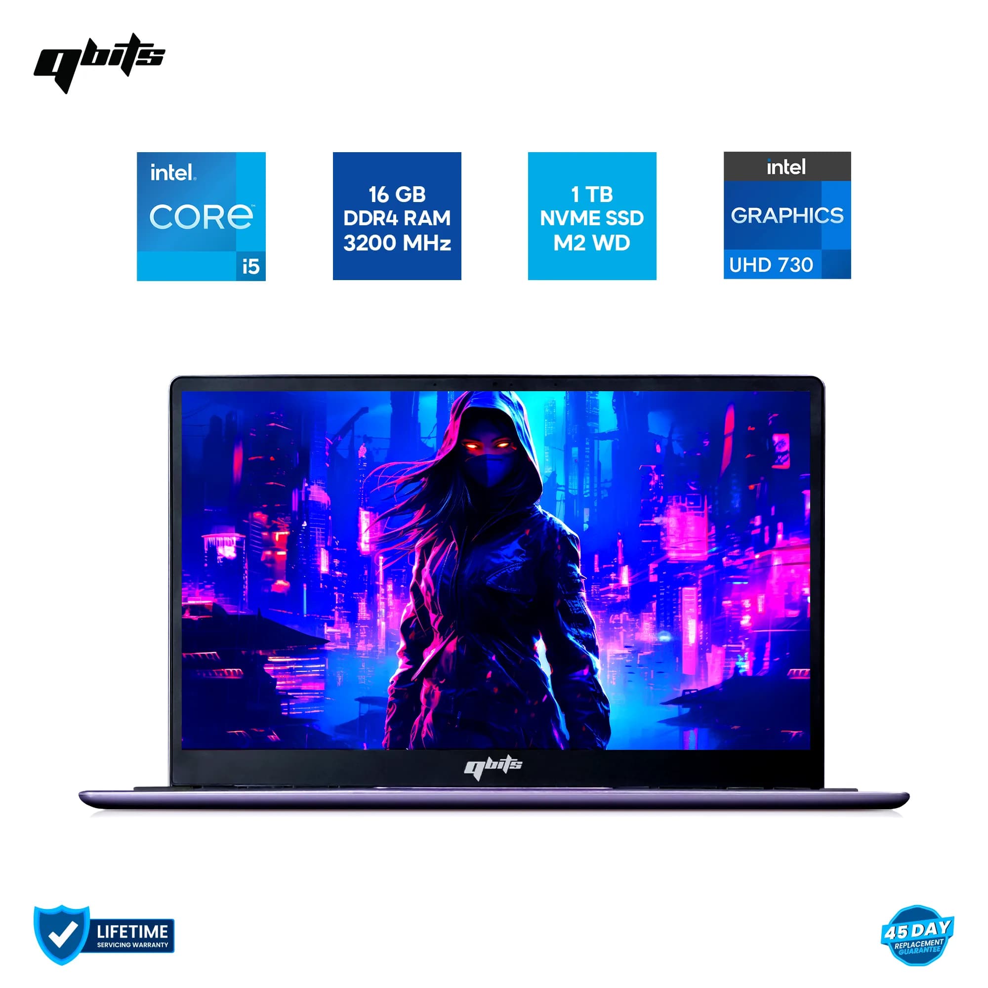 Rover X2 i5-12450H Laptop 8GB RAM 500GB NVMe SSD | QBITS