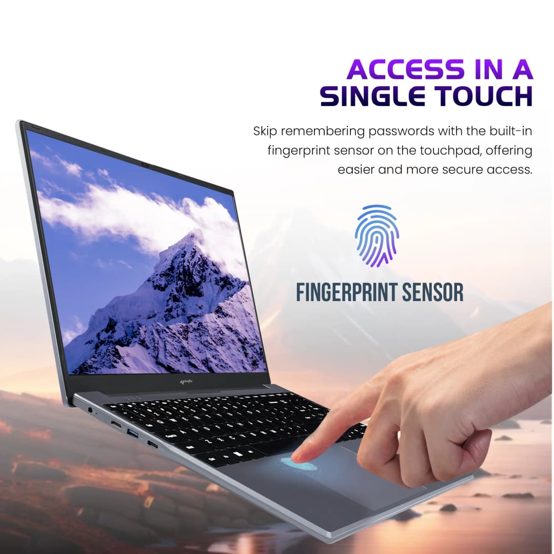 Qbits Alpha N95 MX Laptop with 500GB NVMe (No RAM) | QBITS